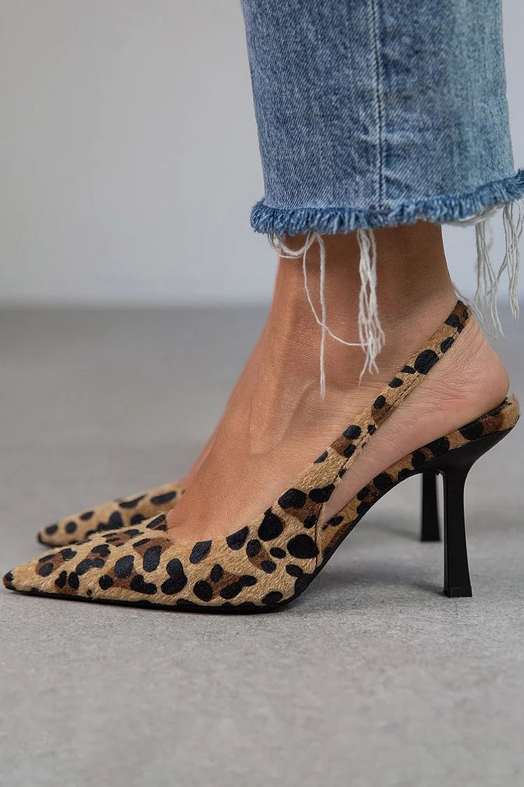 Ambra | décolleté con estampado animalier