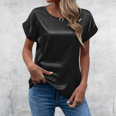 Mabel – Blusa con mangas remangadas