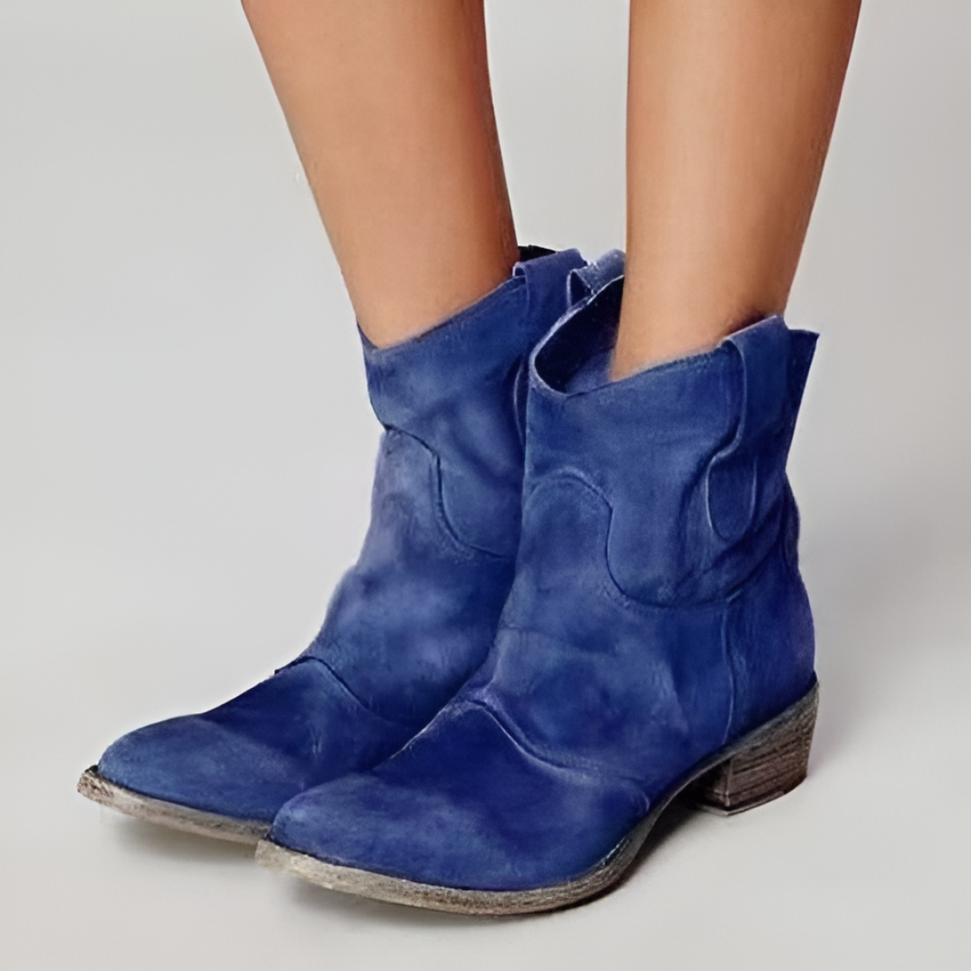Carlotta – Botines de Piel de Gamuza