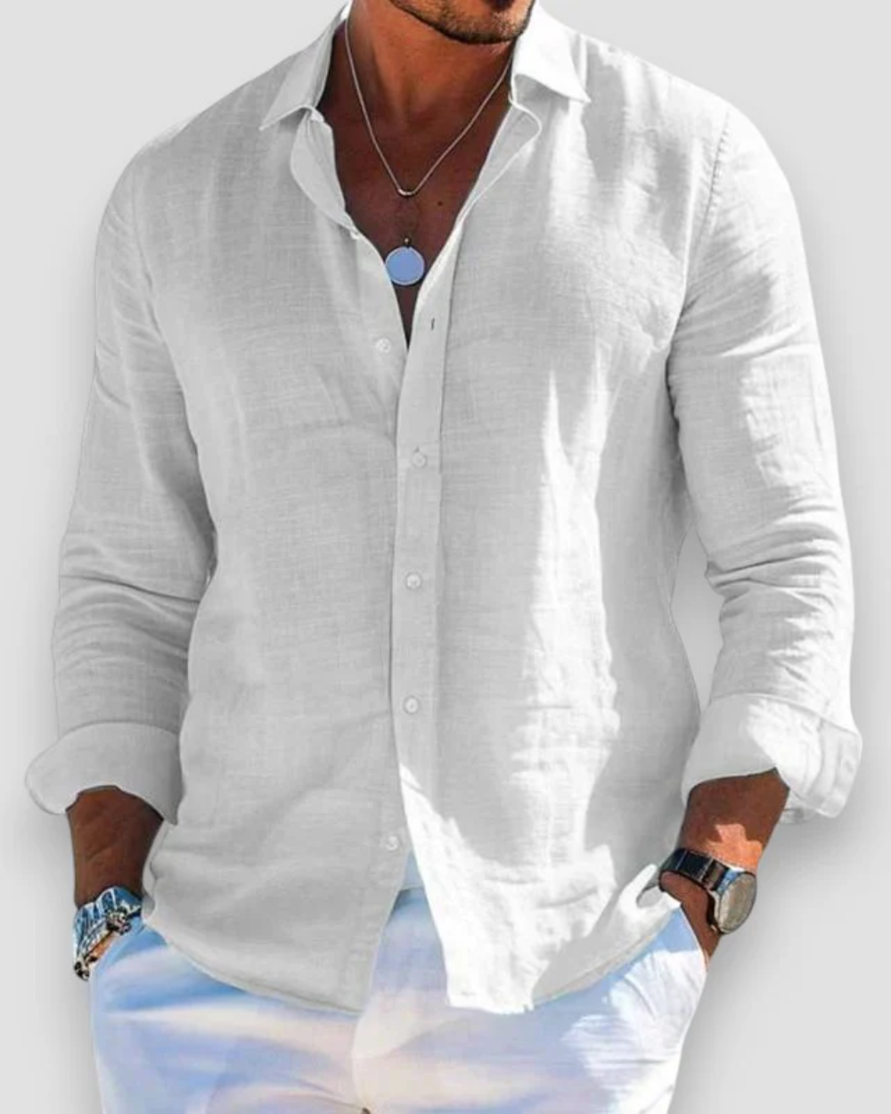 Simeon - Camisa de verano para hombre