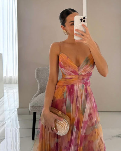 Giselle | Vestido Maxi Floral Encantador