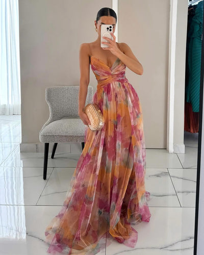 Giselle | Vestido Maxi Floral Encantador