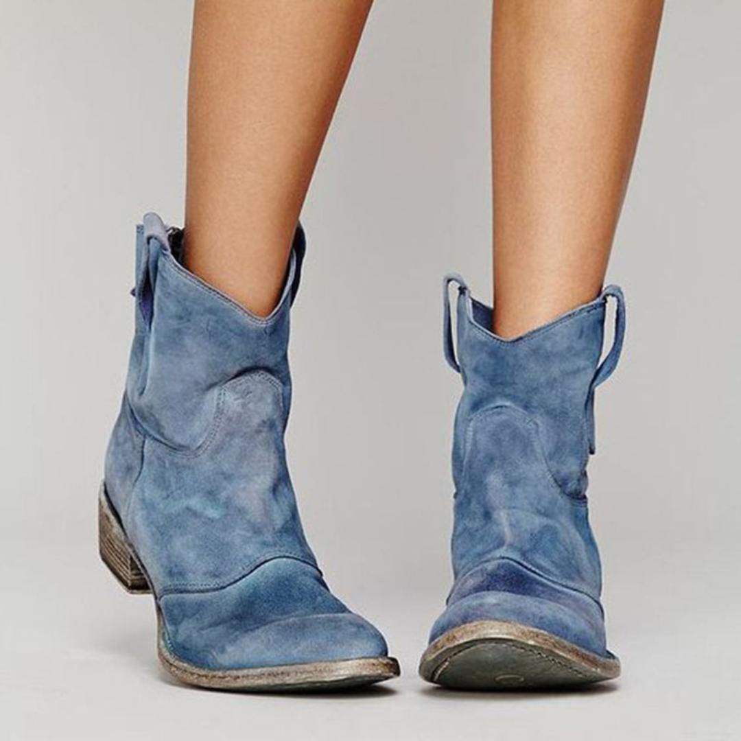 Carlotta – Botines de Piel de Gamuza