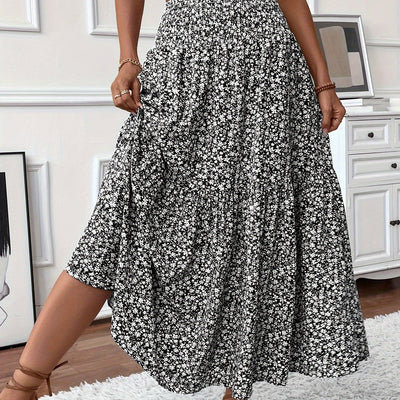 Marnie – Falda Maxi Floral de Volantes