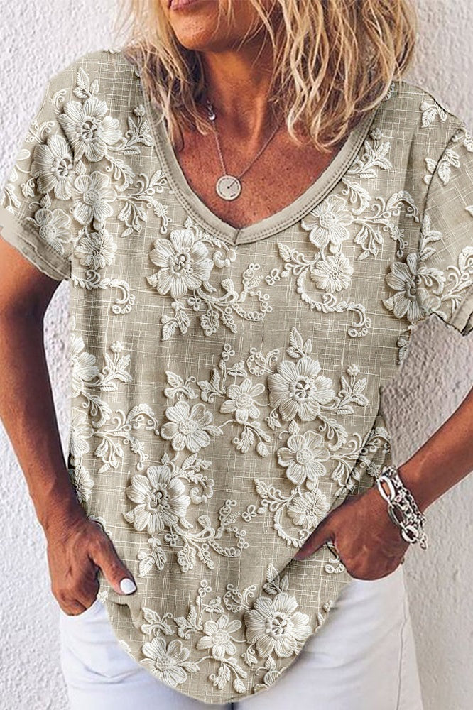 Camiseta Pétalo al Atardecer