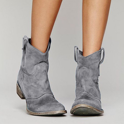 Carlotta – Botines de Piel de Gamuza