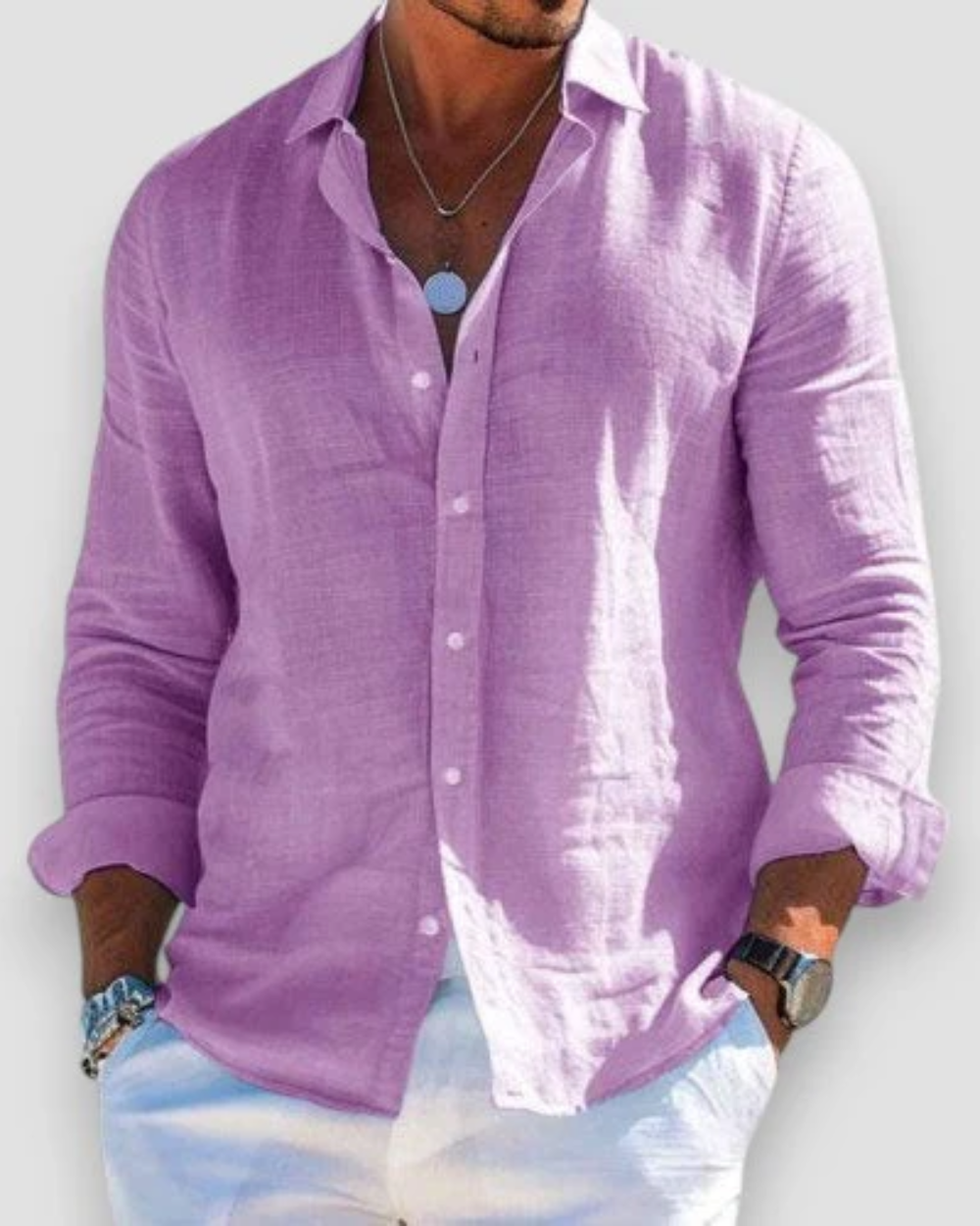 Simeon - Camisa de verano para hombre