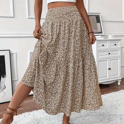 Marnie – Falda Maxi Floral de Volantes