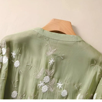 Carmelita I Blusa Transparente Bordada