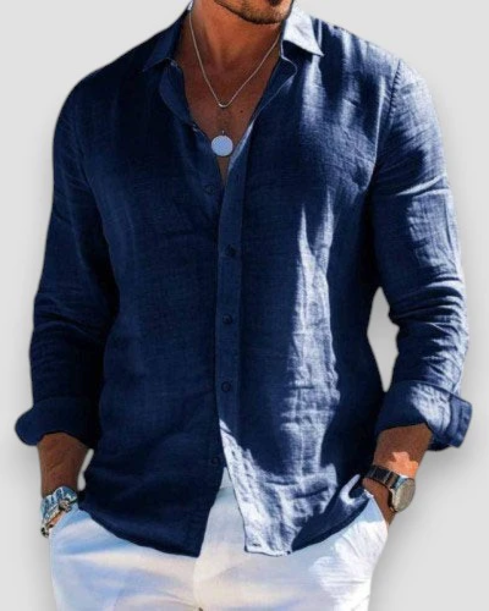 Simeon - Camisa de verano para hombre