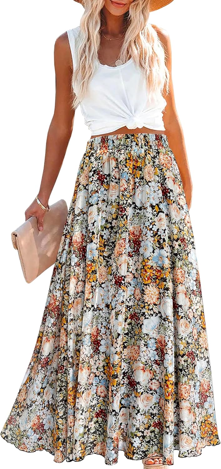 Anka | Falda Maxi Colorida