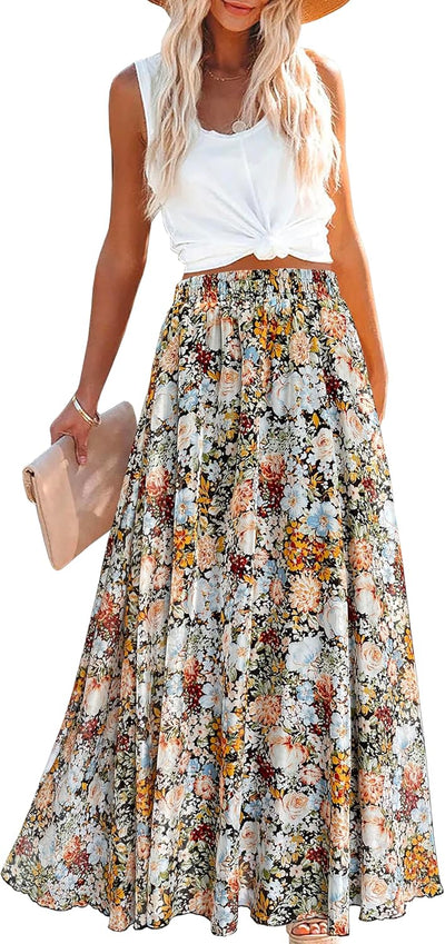 Anka | Falda Maxi Colorida