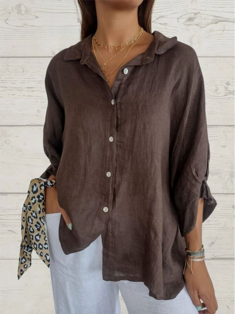 Bonnie I Camisa Relaxed con Botones