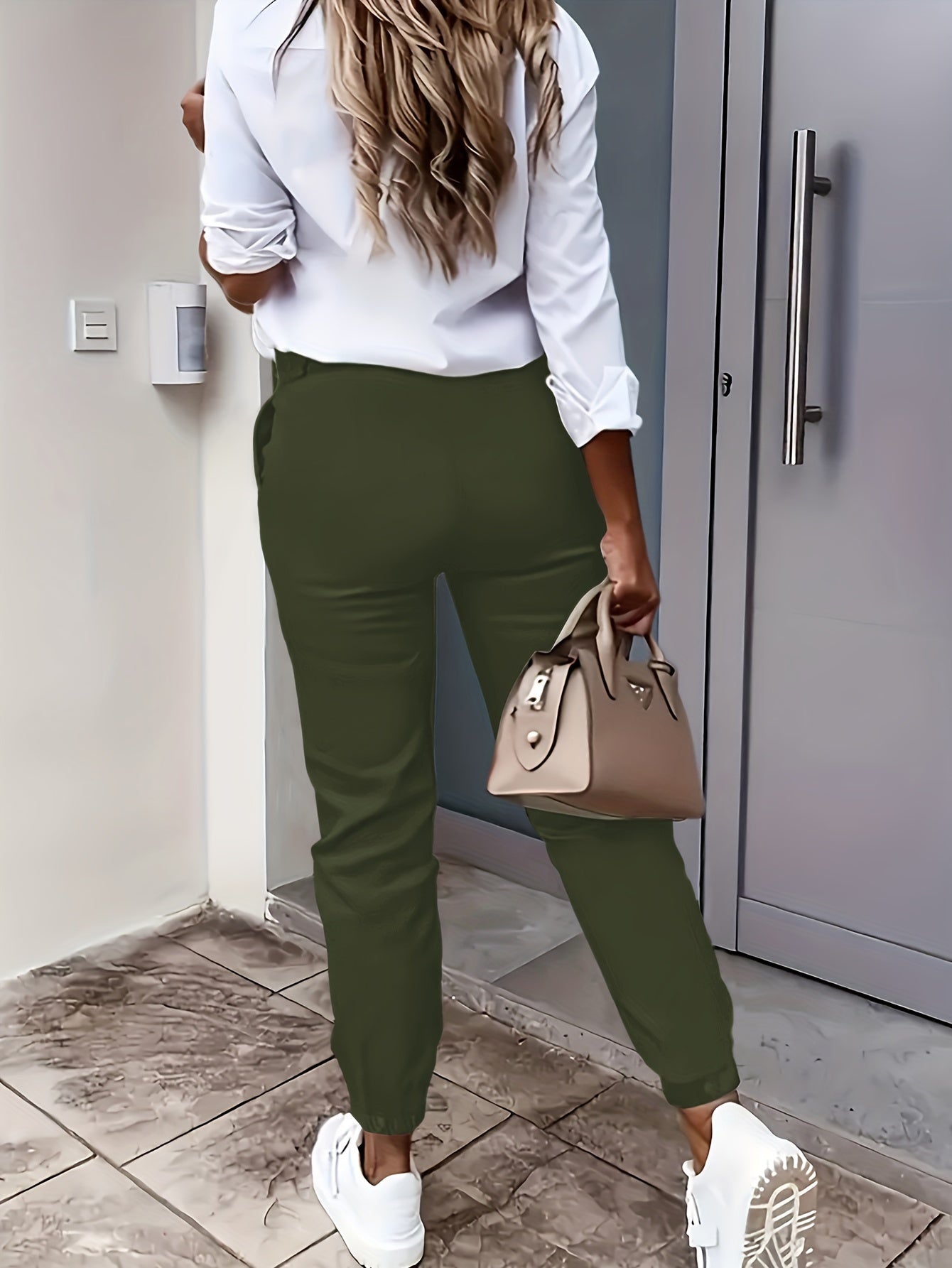 Sophia | Pantalones Elegantes de Cintura Alta y Corte Entallado
