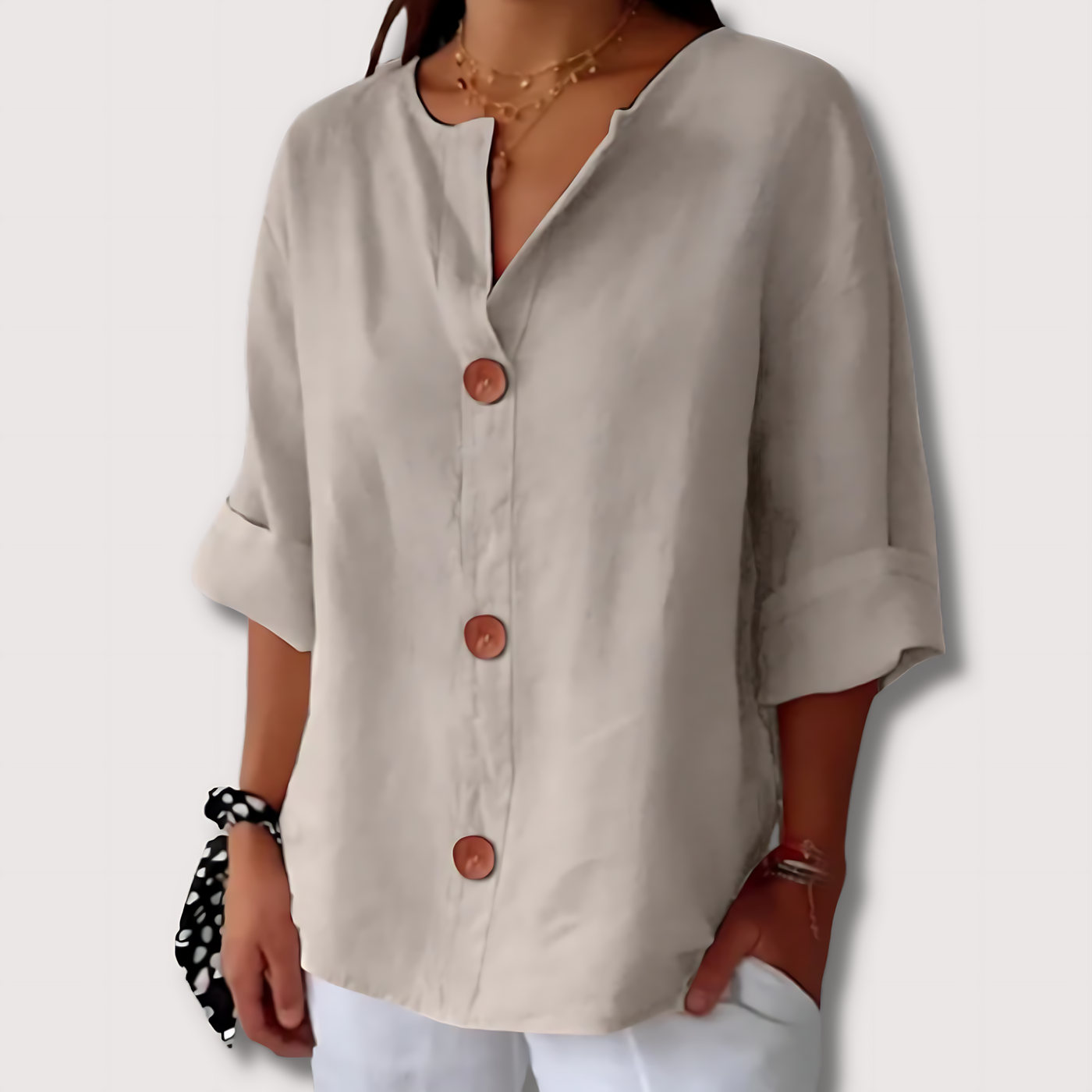 Martina I Blusa de Lino