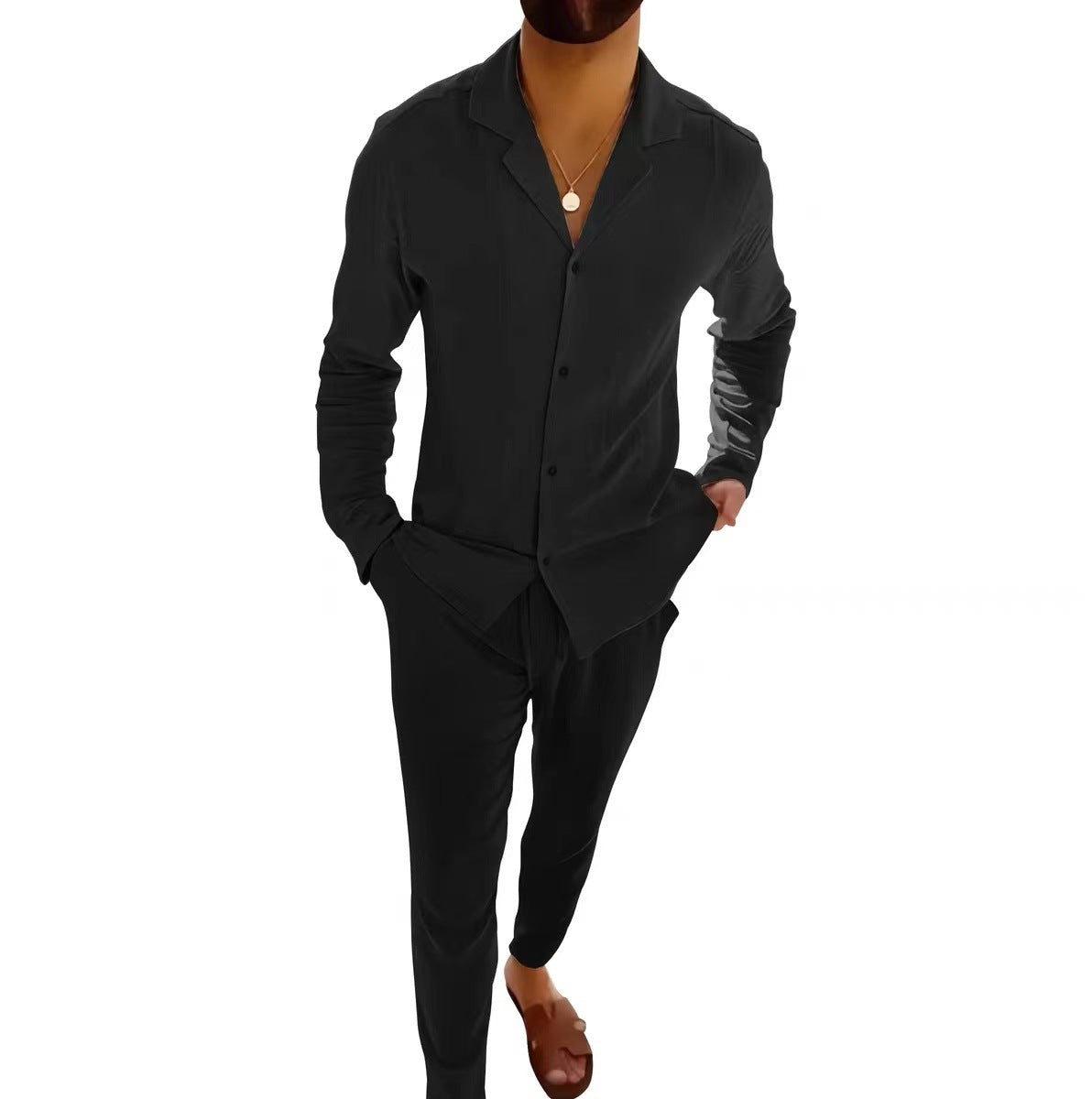 Manuel | Conjunto de verano de lino para hombre