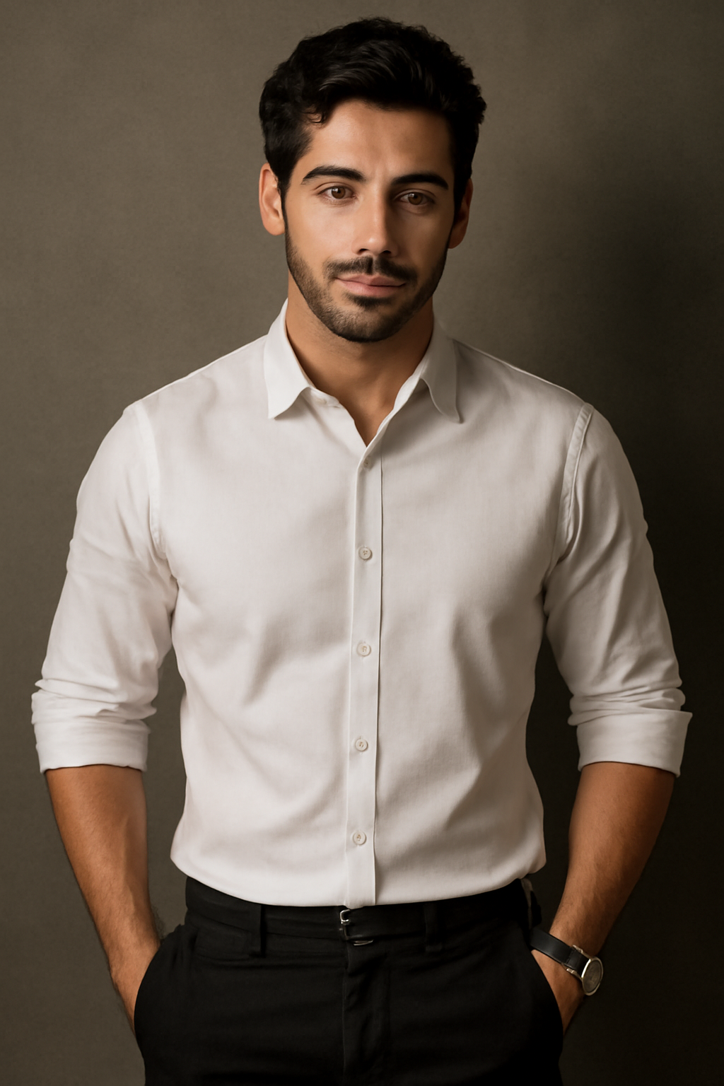 Harm | Camisa elástica para hombre sin arrugas