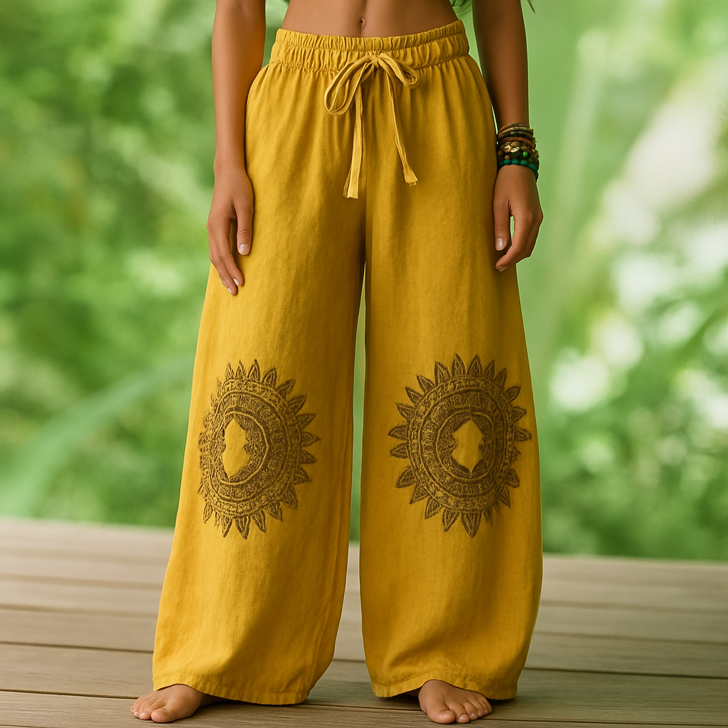 Lotte - Pantalón de yoga bohemio