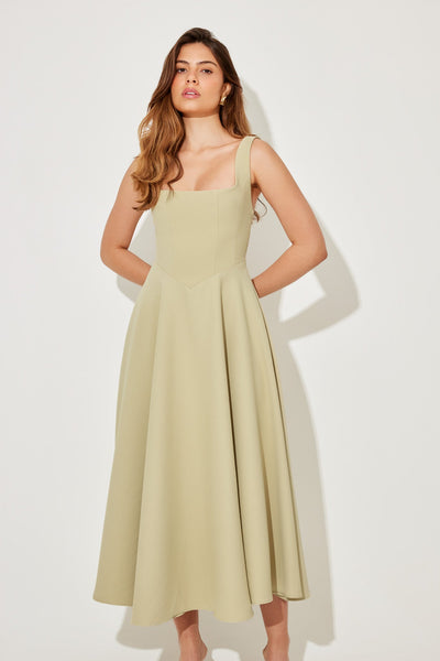 Amalia | Vestido Midi Atemporal y Fluido