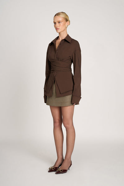 Freya | Camisa cruzada entallada