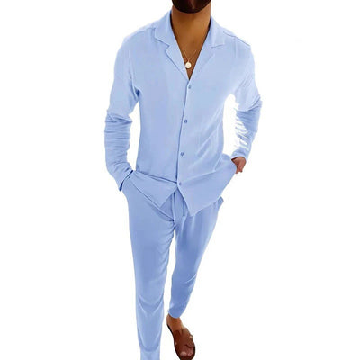 Manuel | Conjunto de verano de lino para hombre