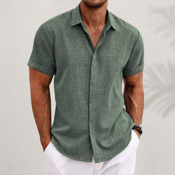 Lenoir – Camisa clásica de lino