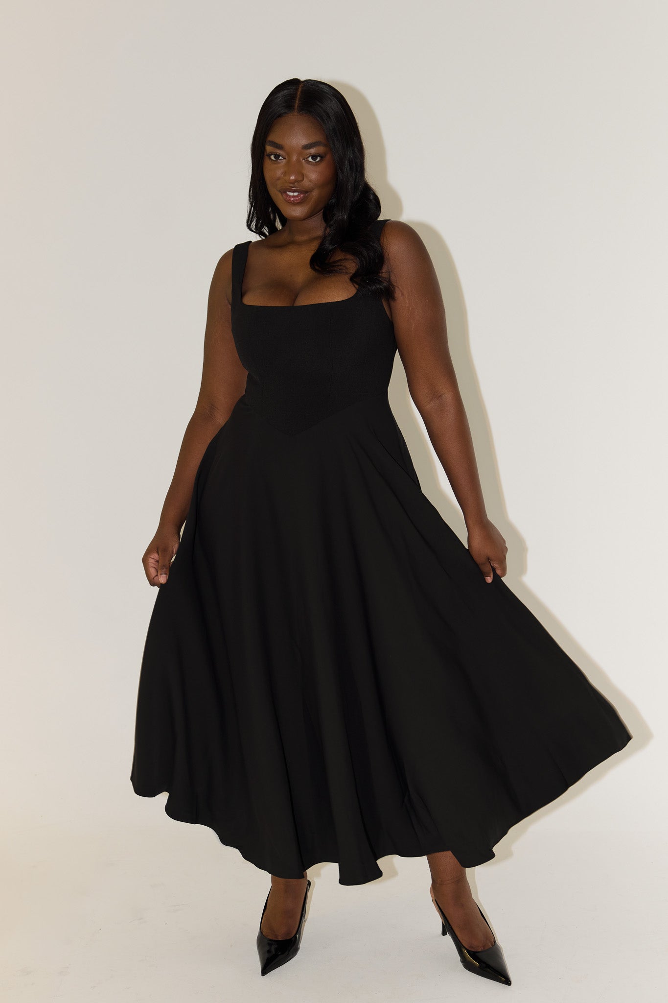 Amalia | Vestido Midi Atemporal y Fluido