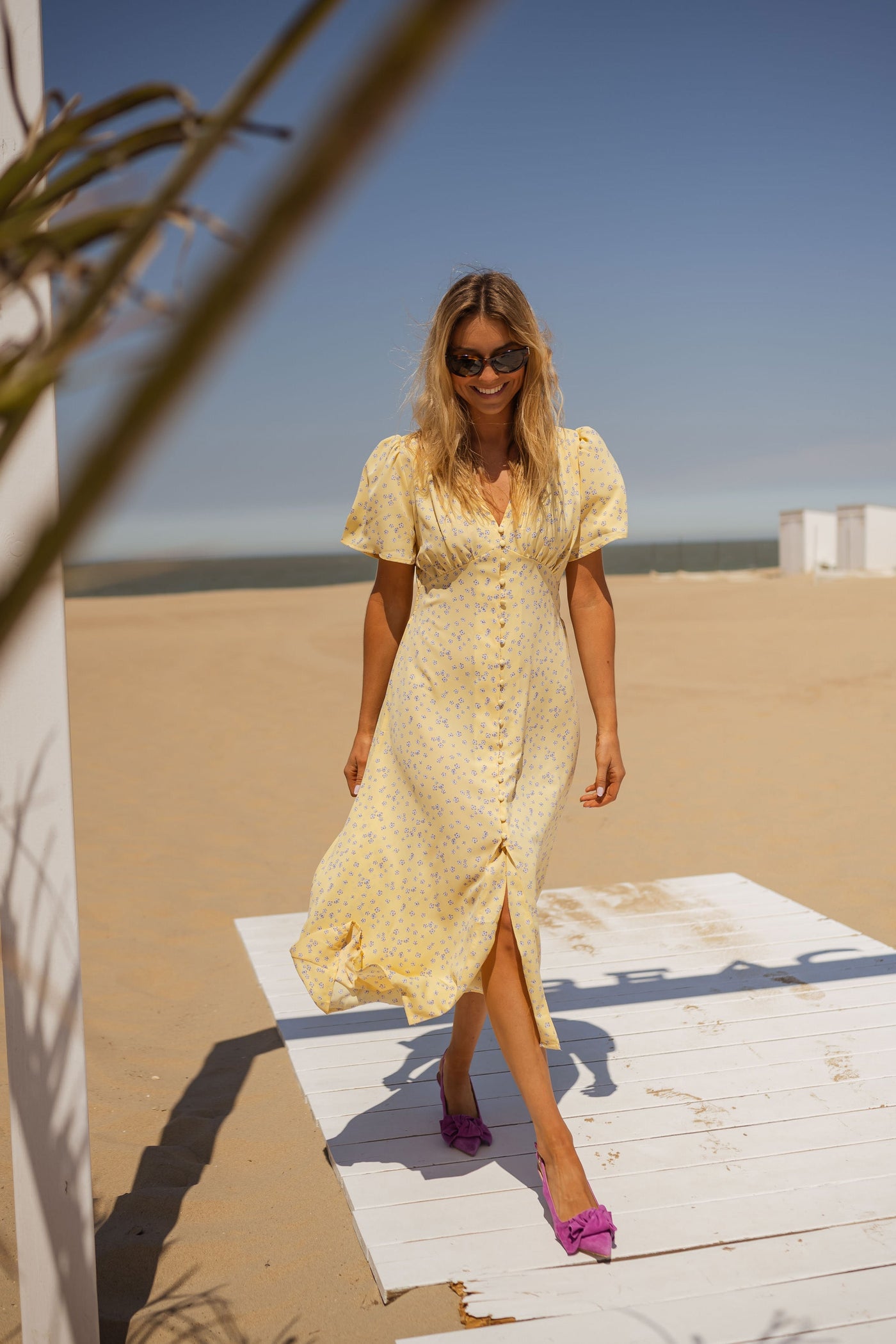 Diana | El Vestido Midi Floral de Verano