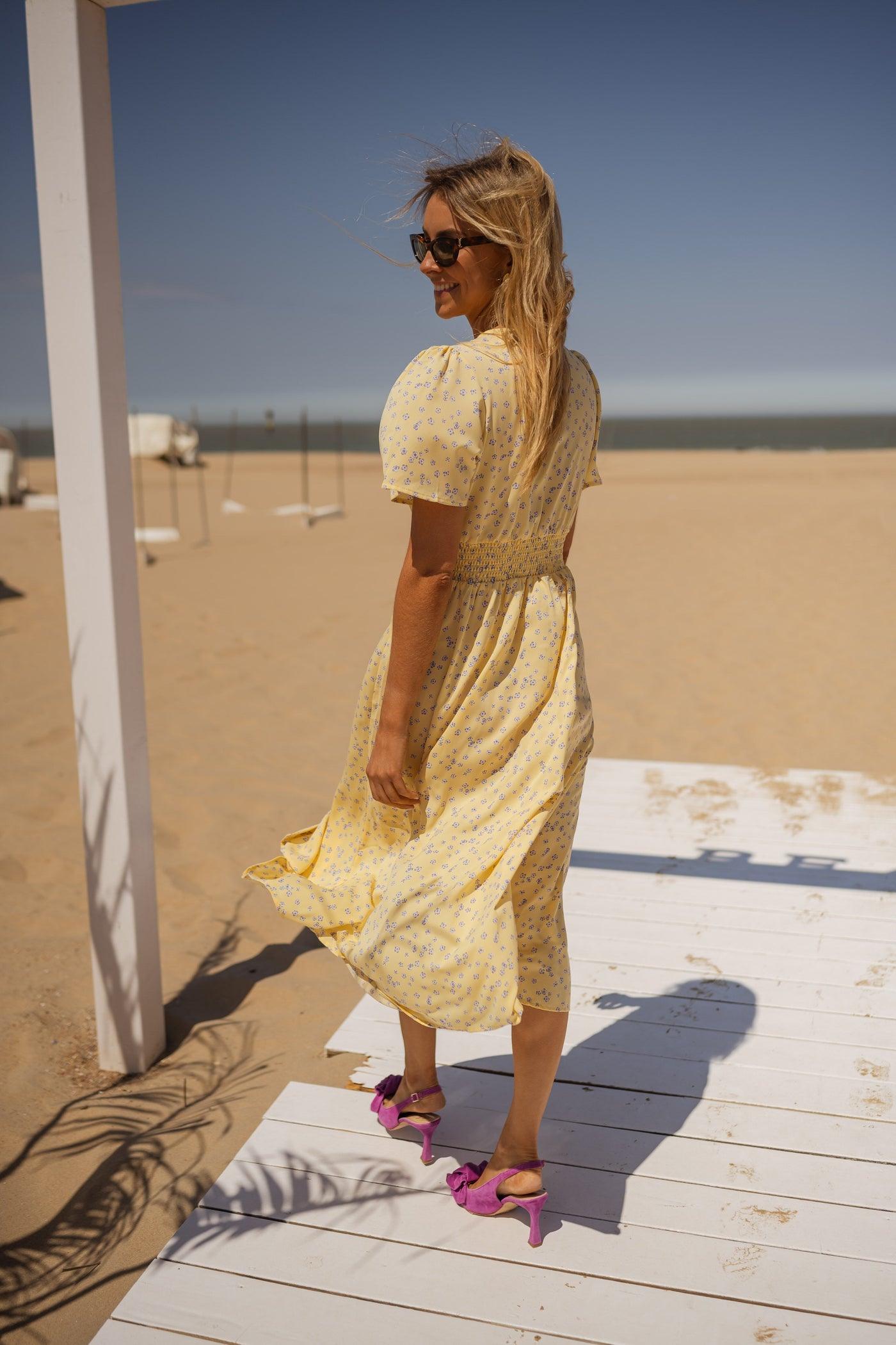 Diana | El Vestido Midi Floral de Verano