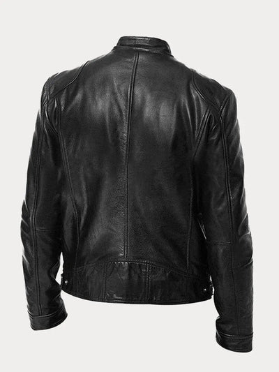 Mike| chaqueta de cuero casual