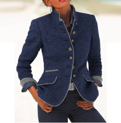 Valerie | Cárdigan elegante con cuello alto