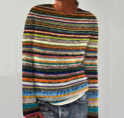 Lucía™ – Sudadera cómoda con estampado retro de olas