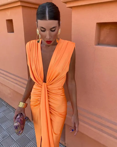 Grace | Vestido Elegante de Escote Bajo