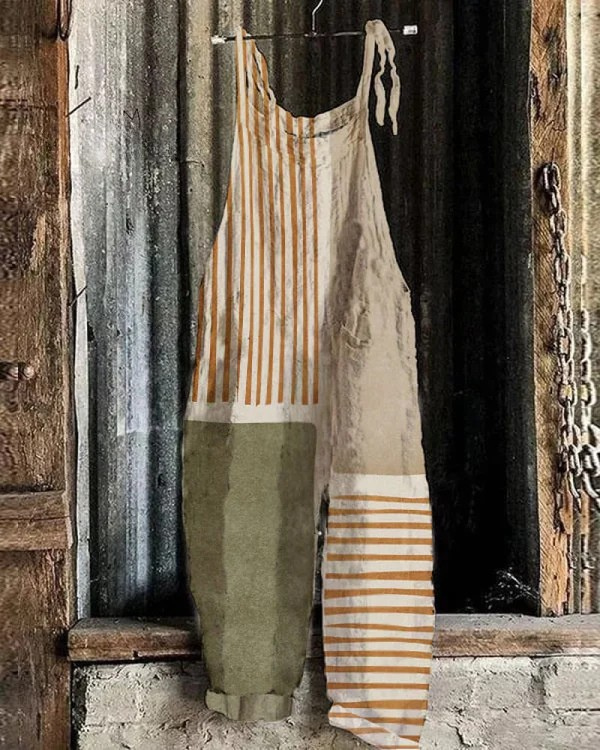 Mono Vintage de Pierna Ancha - Estilo Sin Esfuerzo y Comodidad para Todo el Día para Mujer