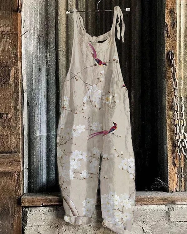 Mono Vintage Floral - Estilo Elegante y Comodidad para Mujer