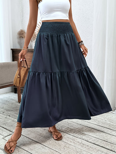 Marnie – Falda Maxi Floral de Volantes