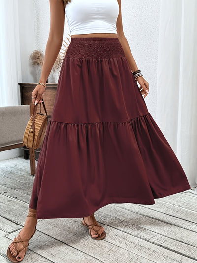 Marnie – Falda Maxi Floral de Volantes