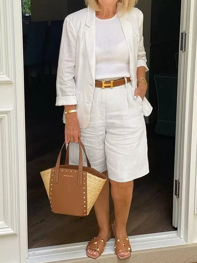 Karin | Conjunto Eleganza de Lino