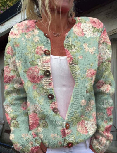 Sanne | Chaleco Elegante con Estampado de Flores