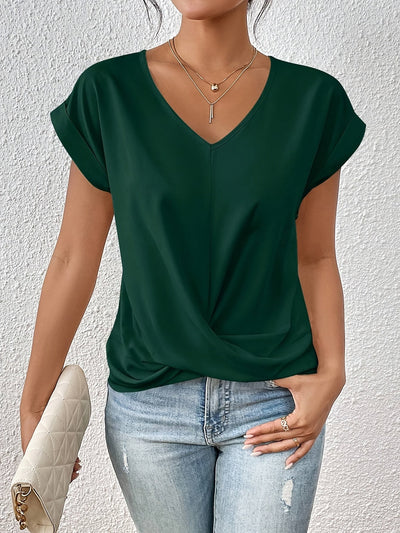 Cleo | Camiseta Casual con Escote Corazón