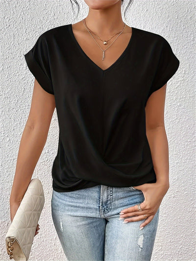 Cleo | Camiseta Casual con Escote Corazón
