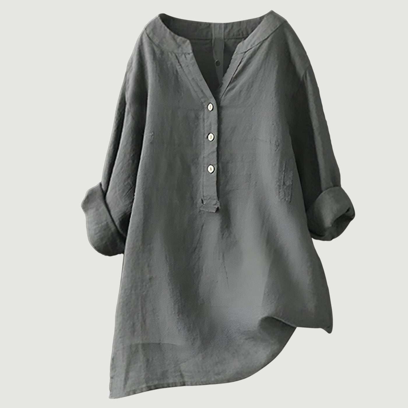 Freja – Camisa de lino ligera y cómoda con botones