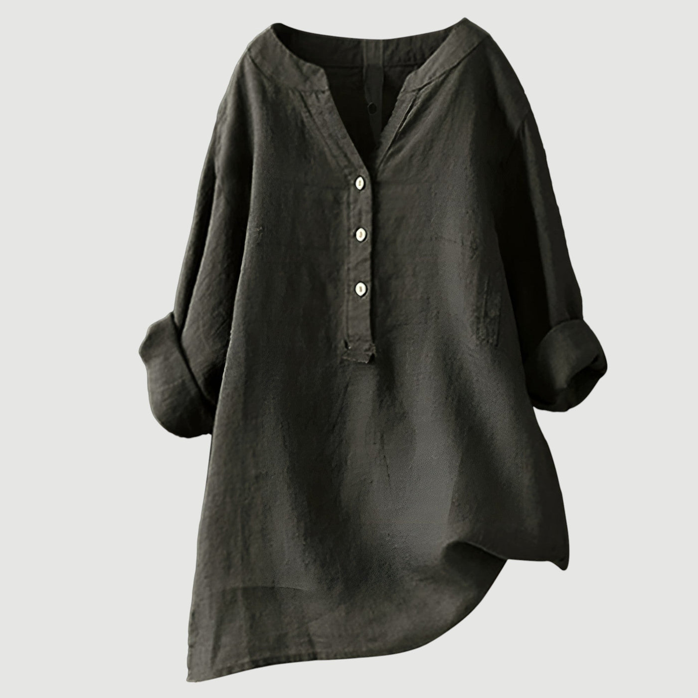 Freja – Camisa de lino ligera y cómoda con botones