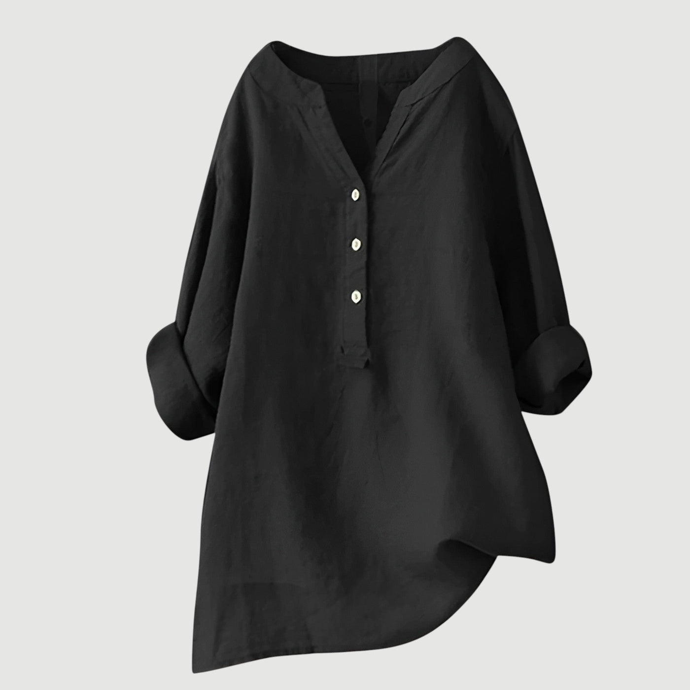 Freja – Camisa de lino ligera y cómoda con botones