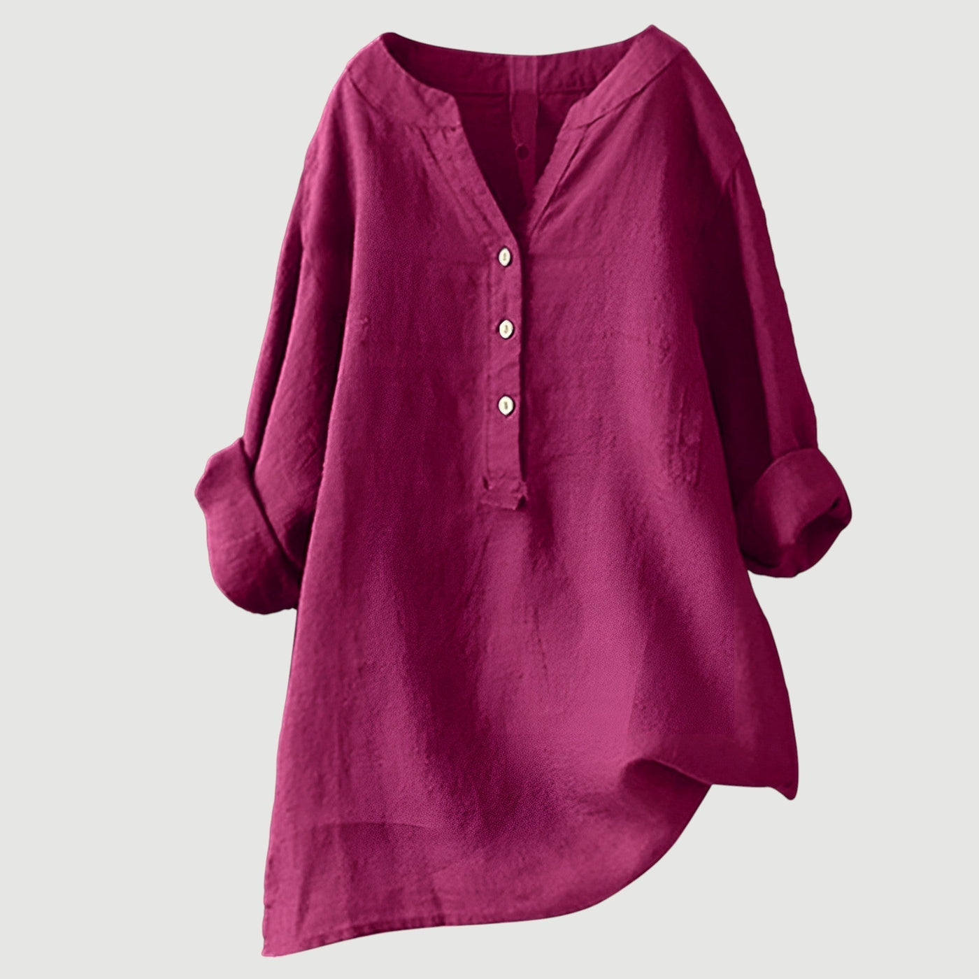 Freja – Camisa de lino ligera y cómoda con botones