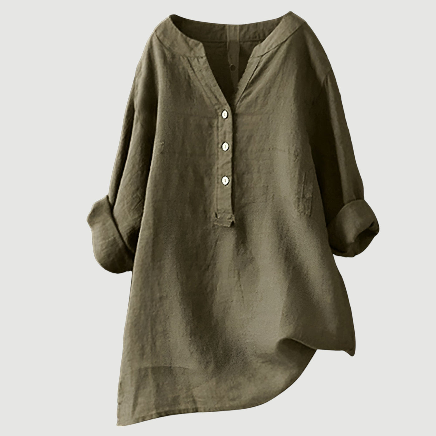 Freja – Camisa de lino ligera y cómoda con botones