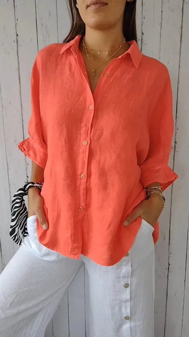 Bonnie I Camisa Relaxed con Botones