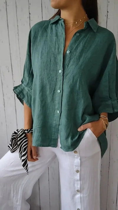 Bonnie I Camisa Relaxed con Botones