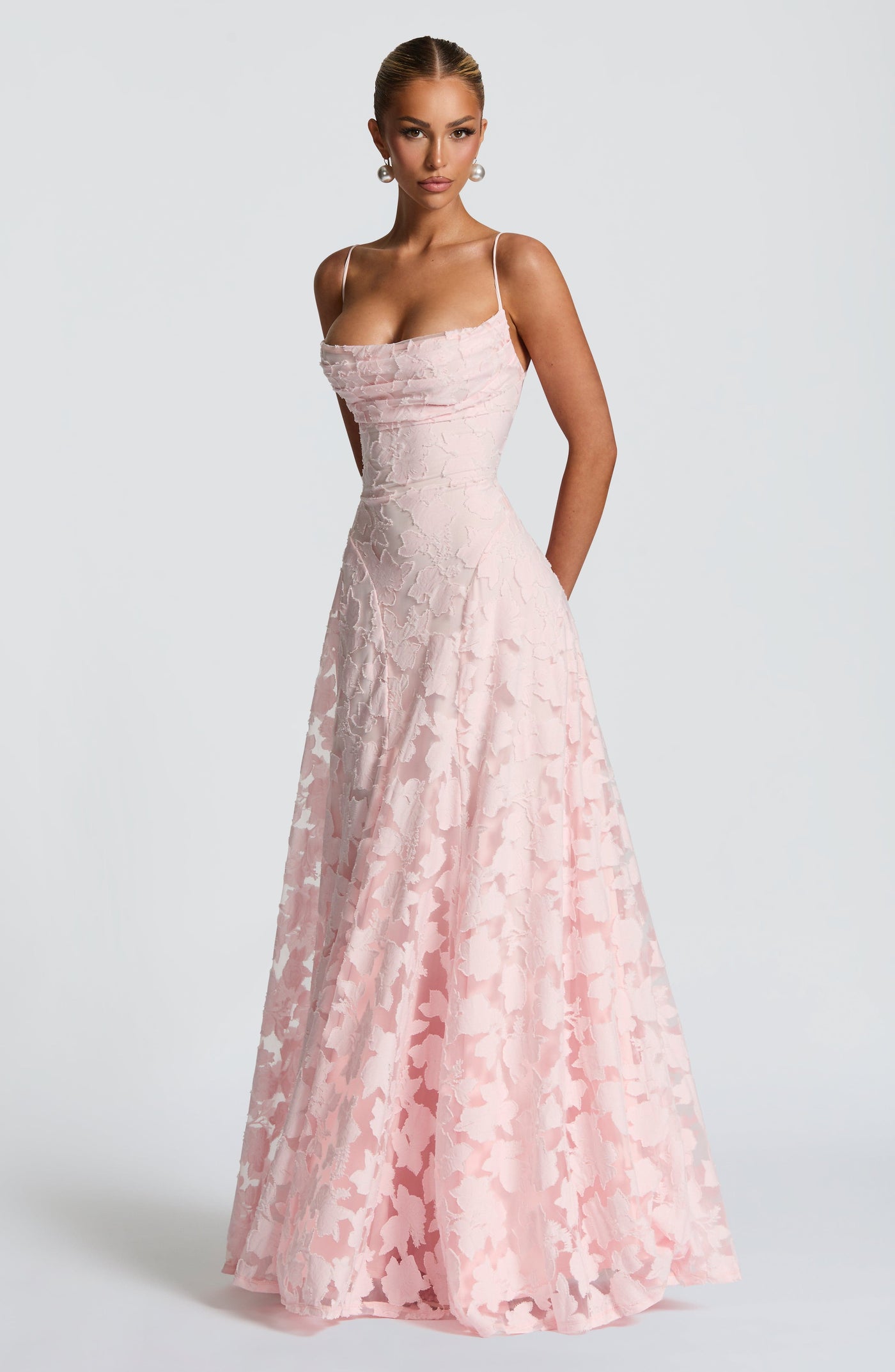 Francisa | Vestido Maxi con Corsé de Encaje
