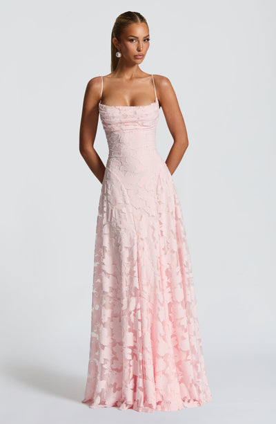 Francisa | Vestido Maxi con Corsé de Encaje